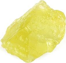 XIANNVXI Raw Citrine Crystal,1.77-2.17" Crystal Citrine Stone,Natural Citrine Crystal Rock Rough Gemstone for Crystal Lovers Crystal Collectors