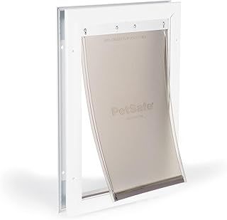 PetSafe, Aluminium Pet Door, Solid Design, Easy Install, Staywell, For Pets Up To 18 kg,White,Medium