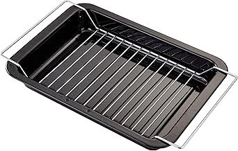 Judge Ovenware, 39 x 25 x 5cm Grill Tray with Rack, Enamel, Granite