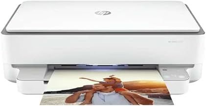 HP ENVY 6020 All-in-One Colour Printer with Wireless Printing, Instant Ink with 3 Months Trial, White
