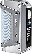 Geekvape Aegis Legend 3 Vape Mod - 5–200W, DTL Vaping, Multiple Modes, IP68 Rating, Waterproof, Dustproof & Shockproof [Requires 2 x 18650 Battery - Sold Separately] No Nicotine [Silver]