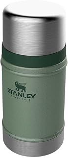 Stanley Classic Legendary Food Jar 0.7L - Hot For 15 Hours - BPA-Free - Stainless Steel Coffee Flask - Leakproof Lid Doubles As Cup - Dishwasher Safe - Thermal Lunch Box - Hammertone Green
