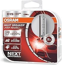 OSRAM XENARC NIGHT BREAKER LASER D1S, +200% more brightness, HID xenon bulb, discharge lamp, 66140XNL, folding box (1 lamp)