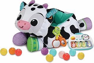 VTech Baby Moosical Activities Ball Pit, 30 Colourful Balls, Detachable Piano with 3 Modes, Sensory Cow with Textures, Sounds & Music, Interactive Toy for Babies 9, 18, 24 months +