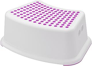 RMTL Sturdy Step Stool for Bathroom, Practical Non-Slip Toilet Step for Kids, Multiuse Booster Step, Toddler Potty Training Stool (Pink)