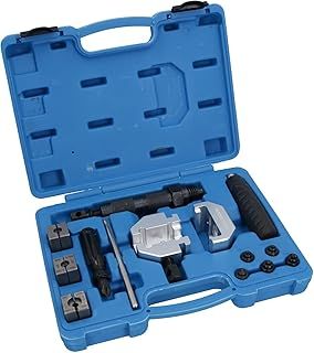 AB Tools Brake Pipe Flaring Tool Kit SAE + DIN Flares On 3/16” 4.75mm 5mm 1/4" Pipes