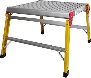 Fibreglass Folding Hop Up Platform Bench 600mm x 600mm - Robust, Insulated, Safe for Low Level Work, 600mm Hopup, Foldable hopup, hop up, hop up platform, hop up step