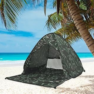 Automatic Pop Up Beach Tent Instant Portable Quick Sun Shelter for 2-3 Persons