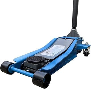 LiftMaster 3 Ton Heavy Duty Ultra Low Profile Steel Floor Jack with Quick Lift