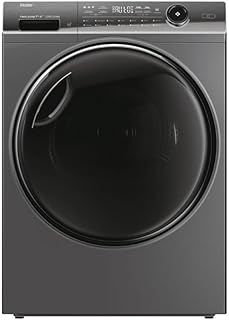 Haier HD90-A3Q979RU1 Freestanding Heat Pump Tumble Dryer, 9kg Load, Graphite [Energy Class A+++]