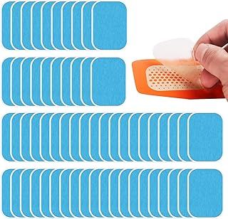 Dreamtop 60 Pcs (30 Packs) Abs Trainer Replacement Gel Pads, Muscle Toner Pads Replacement Gel Sheet Ab Stimulators Sticky Pads for Abs Toner Abdominal Workout Toning Belt