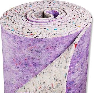 Carpet Underlay 12mm Thick PU Rolls – Total Area Mat With Sound Insulation, Eco-Friendly Material – Easy Install & Customizable – UK Manufactured Quality Luxury Feel (5m² Total Area)