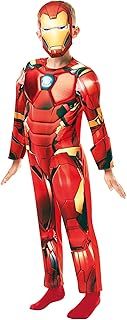 Rubie's Official Marvel Avengers Iron Man Deluxe Childs Costume, Kids Superhero Fancy Dress