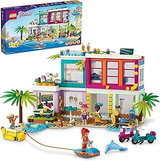 LEGO 41709 Building Set, Friends Holiday Beach House, Multicolour