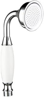 Brass Shower Head Traditional Victorian Style Handheld Shower Sprayer Chrome Polished
