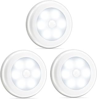 NOVELTY PLACE Super Bright LED Sensor Light Wireless Battery Operated Durable Sensor Night Light for Indoor and Outdoor Use