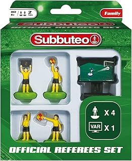 Rocco Giocattoli - Subbuteo Referees with Set VAR, LS-041746