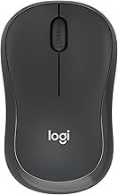 Logitech M240 Silent Bluetooth Mouse, Wireless, Compact, Portable, Smooth Tracking, 18-Month Battery, for Windows, macOS, ChromeOS, Compatible with PC, Mac, Laptop, Tablets - Graphite
