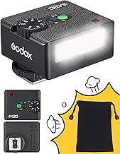 Godox iM30 Mini Camera Flash Speedlite, GN15 S1/S2 Optical Control, CCT 6500K±200K Color Temperature, 7 Power Levels (1/64~1/1), Compatible with Canon,Sony,Nikon,Pentax,Panasonic,Olympus