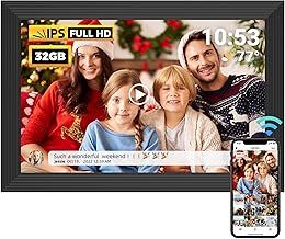 FRAMEO Digital Photo Frame, 10.1 Inch Smart WiFi Digital Picture Frame 1280x800 IPS LCD Touch Screen, Auto-Rotate, Built in 𝟯𝟮𝗚𝗕 Memory, Share Photo or Video Instantly via Frameo App from Anywhere