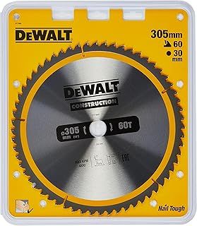 DEWALT DT1960-QZ Construction Circular Saw Blade Stationary - Fine Finish 305mm 60T