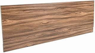 Aquariss 1700 mm Walnut Effect Front Straight Wrapped Wood Bath Panel