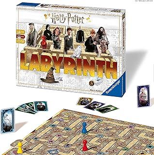 Ravensburger Harry Potter - Labryinth The Move Maze Board Game for Families, Kids and Adults Age 7 Years Up - 2 to 4 Players