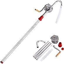 Oil Barrel Pump,Aluminum Alloy Rotary Hand Crank Oil Barrel Drum Pump for Petrol Diesel Fuel Garage Hand Drum Barrel Pump Tool