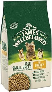 James Wellbeloved Adult Small Breed Turkey and Rice 1.5 kg Bag, Hypoallergenic Dry Dog Food