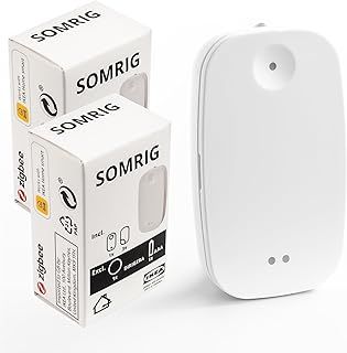 Ikea SOMRIG Zigbee Wireless Remote Control Shortcut Buttons for Smart Home Systems, Works with TRADFRI/DIRIGERA, White, 705.603.47 - Set of 2