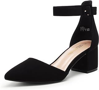 DREAM PAIRS Womens Court Shoes Elastic Ankle Straps ANNEE