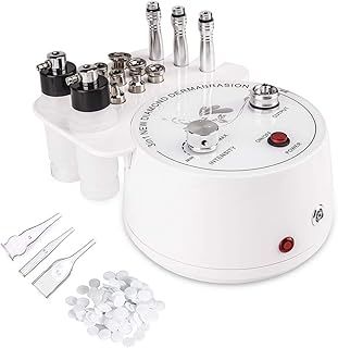 3-in-1 Diamond Microdermabrasion Machine, HomdMarket Dermabrasion Facial Machine with Vacuum Glass Tube & Spray Bottle - Professional Home Use Skin Care Equipment