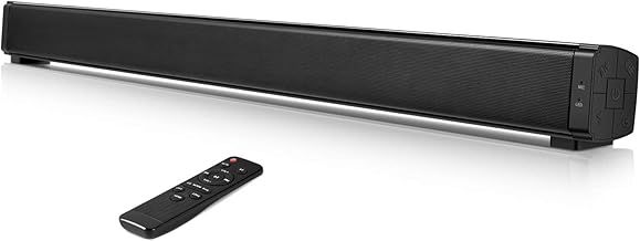 Soundbar for TV, 32-inch Home Theater Stereo Sound Bar Wall Mountable TV Speakers with Subwoofer, Wireless Bluetooth 5.0, HDMI/Optical/Coaxial/USB/AUX/RCA Compatible