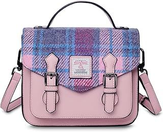 Islander® The Calton Satchel - Ladies Satchel With HARRIS TWEED - Small and Medium