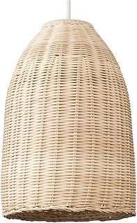 MiniSun | Modern Rattan Basket Ceiling Light Shade in a Natural Wicker Finish | Pendant Lights, Home Décor & Improvement Essential