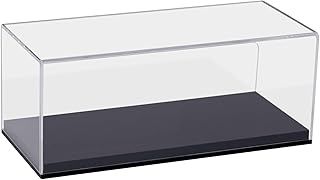 HMF 46800900 Acrylic Display Case for Model Cars / Figures, Various Sizes, Transparent, 27 x 11 x 12 cm