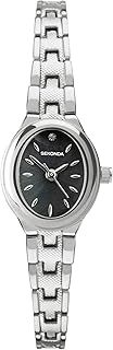 Sekonda Ladies Megan 21mm Oval Classic Analogue Watch with Mother of Pearl Stone Set Dial