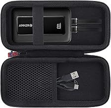 Khanka Hard Carrying Case Compatible with Anker Zolo Power Bank 20,000mAh 30W, Protective Case for Power Bank, Case Only