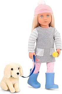 Our Generation 70.31242Z Meagan Doll & Pet Toy, 18 inch / 46 cm Doll