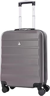 Aerolite 55x40x20cm Ryanair Priority Max 40L Lightweight Hard Shell Carry On Hand Cabin Luggage Suitcase 55x40x20 with 4 Wheels & TSA Lock - Also Approved for easyJet British Airways Jet2 & Many More