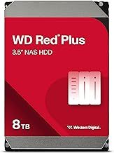 WD Red Plus 8TB NAS 3.5" Internal Hard Drive - 5640 RPM Class, SATA 6Gb/s, CMR, 128MB Cache