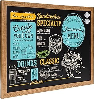 Amazon Basics Chalkboard, 43 x 58.4 cm, Black