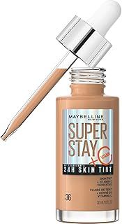 Maybelline Super Stay Skin Tint Foundation, With Vitamin C*, Foundation and Skincare, Long-Lasting up to 24H, Vegan Formula, Shade 36
