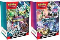Pokémon TCG: Scarlet & Violet—Twilight Masquerade Booster Bundle (6 Boosters) & TCG: Scarlet & Violet—Temporal Forces Booster Bundle (6 Booster Packs)