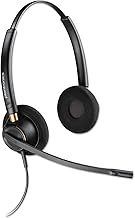 Plantronics HW520 Encorepro Noise Cancelling Over Head Binaural Headset P/N 89434-02 ,black