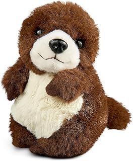 Living Nature Baby Otter Stuffed Animal Plush Toy | Fluffy and Cuddly Woodland Animal | Soft Toy Gift for Newborns And Babies | Naturli Eco-Friendly