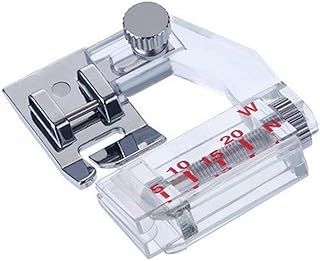 5mm to 20mm Adjustable Bias Binder Binding Foot for All Low Shank Snap-On Singer, Brother, Babylock, Euro-Pro, Janome, Kenmore, White, Juki, New Home, Simplicity, Elna and More