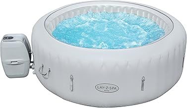 Lay-Z-Spa Paris AirJet Inflatable Hot Tub Spa 4-6 person, 1.96 m x 66 cm
