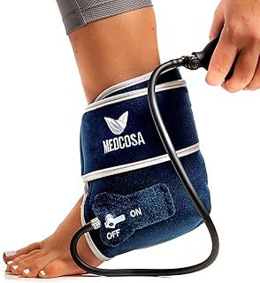 Medcosa Ankle Compression Ice Pack | Pump it Up with Our Foot Wrap for Plantar Fasciitis | Compress Yourself for Effective Pain Relief