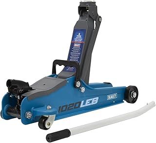 Trolley Jack 2 Tonne Low Profile Short Chassis - Blue
